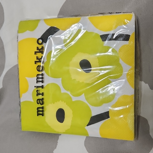 Marimekko Unikko Cocktail paper Napkins - Picture 2 of 3